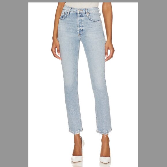 AGOLDE Riley High Rise Straight Crop - Dynamic - Size 25 - Picture 2 of 11